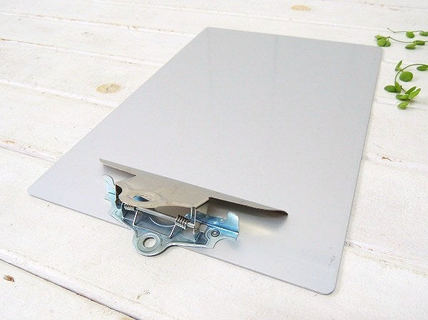 【SAUNDERS】USA・アルミ製・クリップボード/バインダー