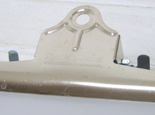 【SAUNDERS】USA・アルミ製・クリップボード/バインダー