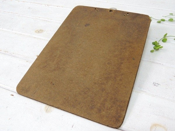 USA!ウッド柄・ヴィンテージ・クリップボード/バインダー