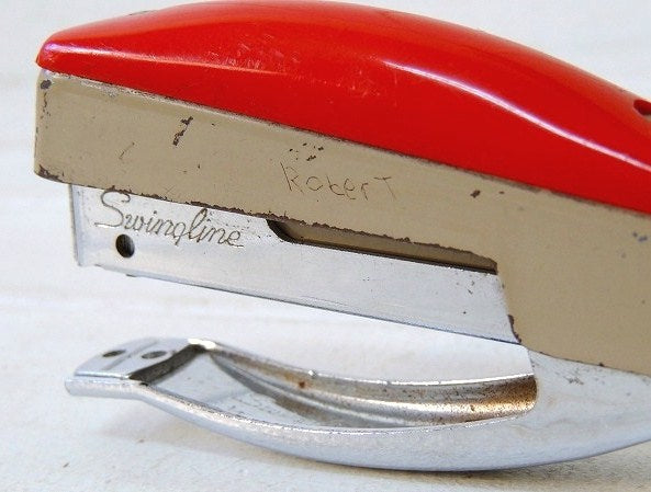 【Swingline】USA・赤色・ヴィンテージ・ホッチキス/ステープラー