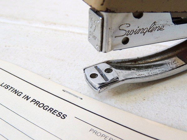 【Swingline】USA・赤色・ヴィンテージ・ホッチキス/ステープラー