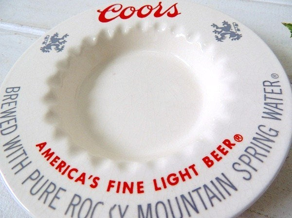 【USA/Coors/クアーズ/ロッキーマウンテン】ヴィンテージ灰皿 /アシュトレイ/ノベルティ