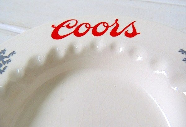 【USA/Coors/クアーズ/ロッキーマウンテン】ヴィンテージ灰皿 /アシュトレイ/ノベルティ