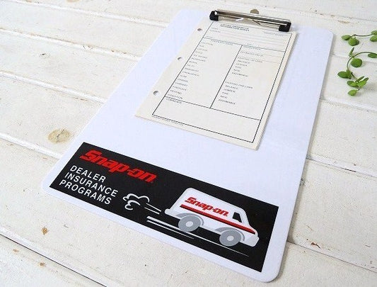 【Snap-on/スナップオン/ノベルティ】クリップボード/バインダー/自動車/VAN/USA