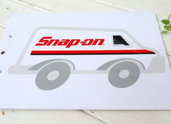 【Snap-on/スナップオン/ノベルティ】クリップボード/バインダー/自動車/VAN/USA