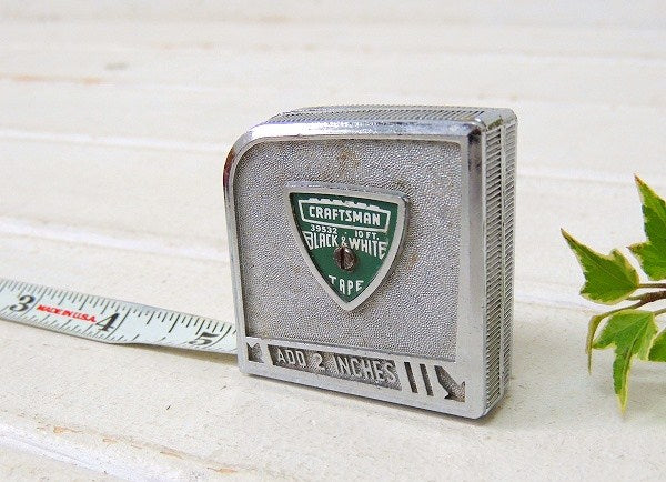 【CRAFTSMAN/クラフトマン】ノベルティ・ヴィンテージ・メジャーテープ/巻尺/USA/工業系