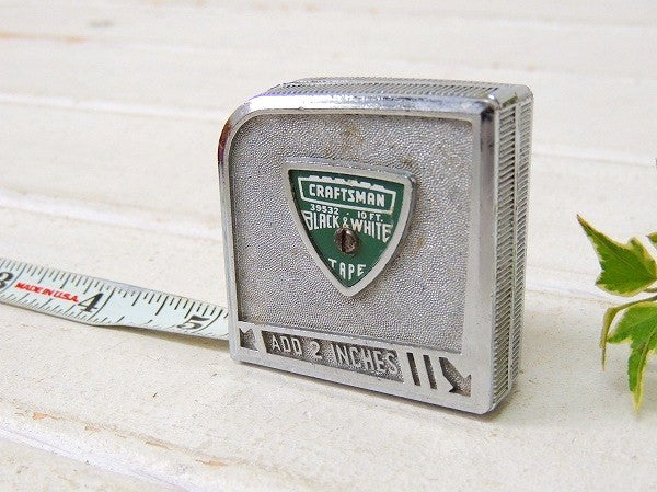 【CRAFTSMAN/クラフトマン】ノベルティ・ヴィンテージ・メジャーテープ/巻尺/USA/工業系
