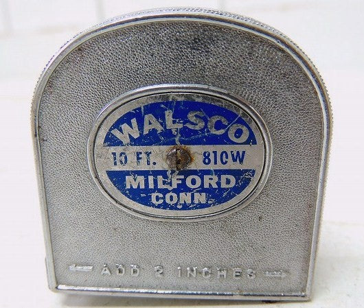【WALSCO/10FT】ノベルティ・ヴィンテージ・メジャーテープ/巻尺/USA/工業系