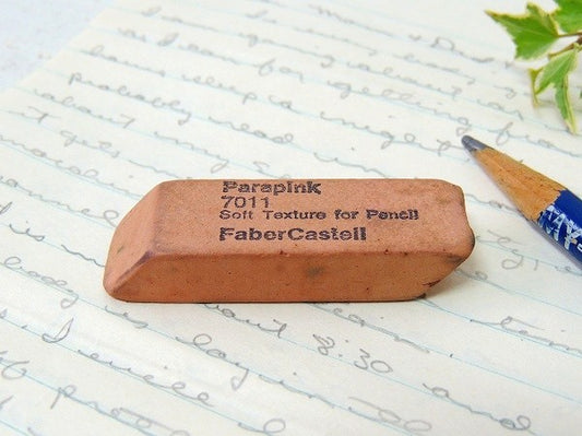 【Faber-Castell/ファーバーカステル/ピンク色】ヴィンテージ・消しゴム・ドイツ