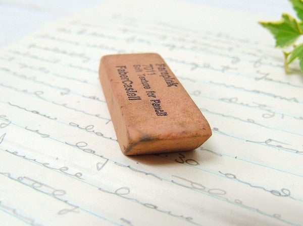 【Faber-Castell/ファーバーカステル/ピンク色】ヴィンテージ・消しゴム・ドイツ