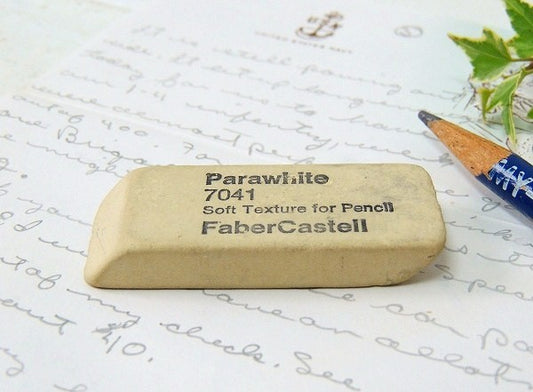 【Faber-Castell/ファーバーカステル/ホワイト】ヴィンテージ・消しゴム・ドイツ