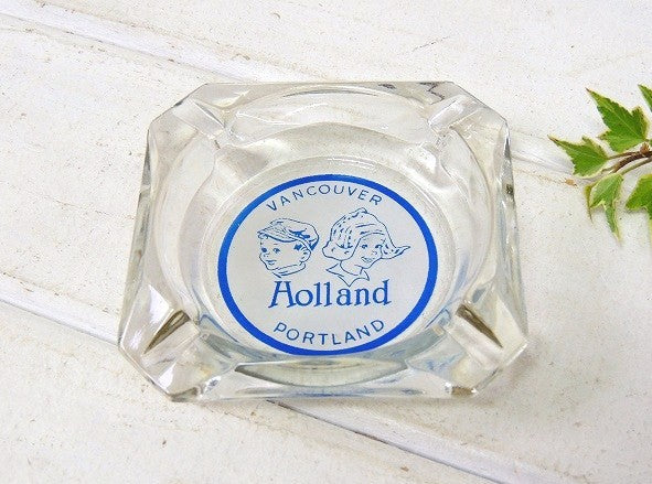【VANCOUVER/Holland/PORTLAND】絵柄の可愛い・ヴィンテージ・灰皿・USA