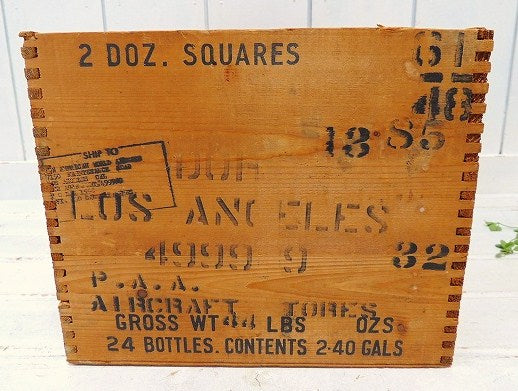 【ジョニーウォーカー】スコッチウィスキー・組み木式・ヴィンテージ・ウッドボックス/木箱