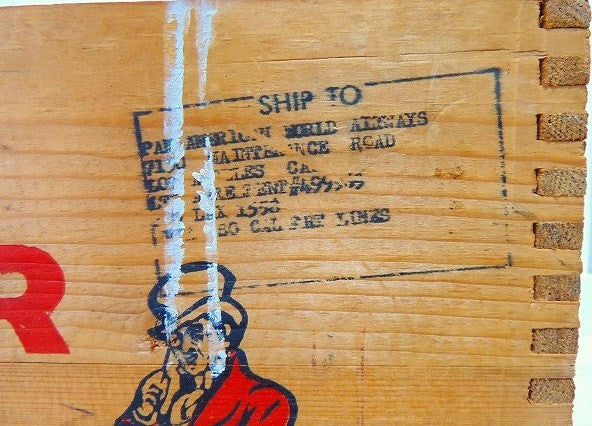 【ジョニーウォーカー】スコッチウィスキー・組み木式・ヴィンテージ・ウッドボックス/木箱