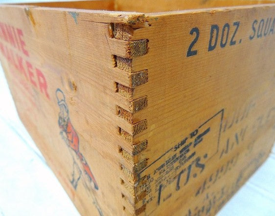 【ジョニーウォーカー】スコッチウィスキー・組み木式・ヴィンテージ・ウッドボックス/木箱