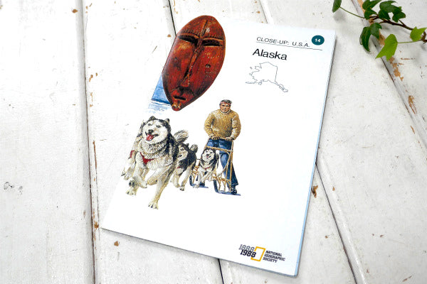 アラスカ Alaska カナダ ナショナル ジオグラフィック ・80's ヴィンテージ・マップ・地図