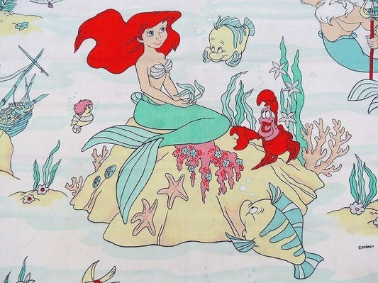 【リトルマーメイド】USA・ディズニー・アリエル・ユーズドシーツ(ボックスタイプ)
