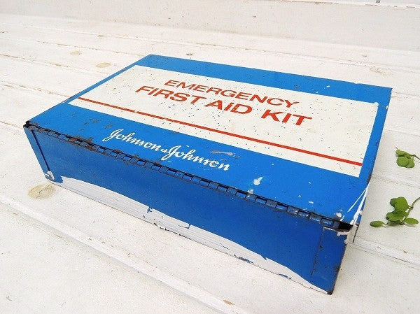【ジョンソン&ジョンソン】FIRST AID/ファーストエイド・ヴィンテージ・救急箱・USA