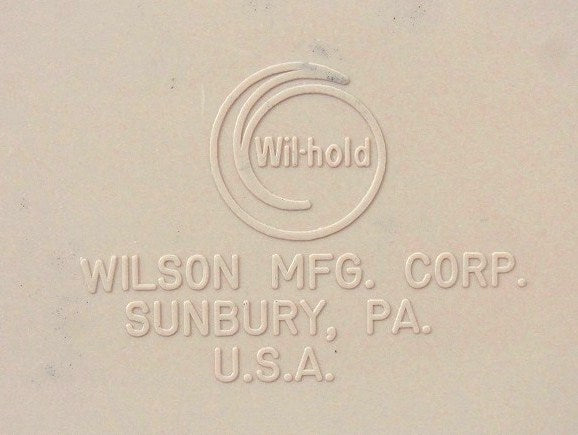 【WILSON】ピンク色・2段式・ヴィンテージ・ソーイングボックス/裁縫箱　USA