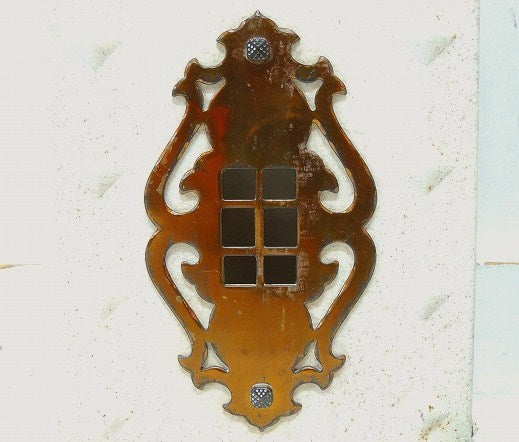 アイボリー色・アイアン製・アンティーク・メールボックス/郵便受け/ポスト USA