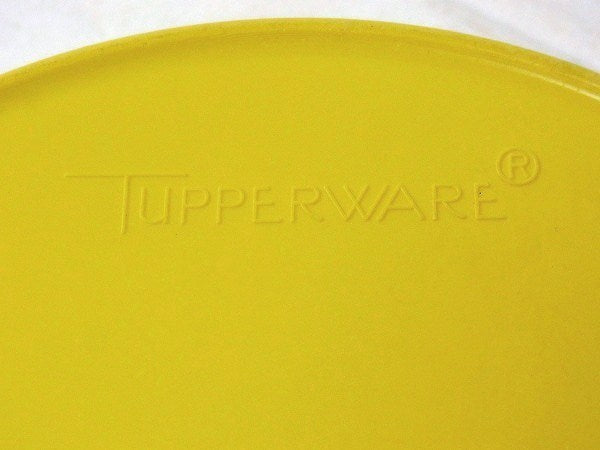 【タッパーウェア】Tupperware・イエロー・ヴィンテージ・キャニスター USA