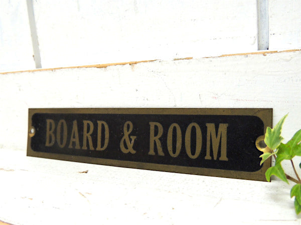 BOARD&ROOM 真鍮製・USA・アンティーク・サインプレート・看板・オールド・アメリカン・船舶