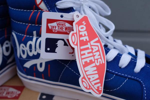 【USバンズ・VANS】Sk8-Hi・LA Dodgers・メジャーリーグ・コラボ・スニーカー