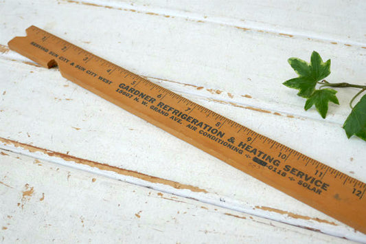 THE HOT STICK アドバタイジング 木製 ヴィンテージ 定規 ルーラー 物さし USA