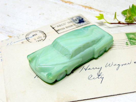 1940~1950s アメ車・クラシックカー・ヴィンテージ・ガラス製・ペーパーウェイト・文鎮・US