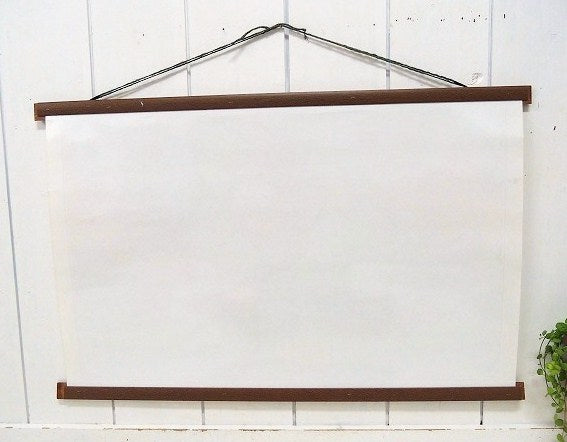 【Rand McNally】USA・ランドマクナリー社・世界地図のヴィンテージ・タペストリー/壁飾り