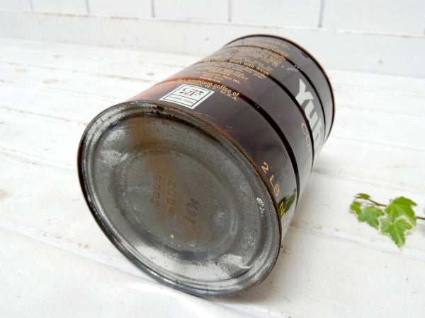 【Yuban・COFFEE・美女】ユーバン・ティン製・ヴィンテージ・コーヒー缶・USA