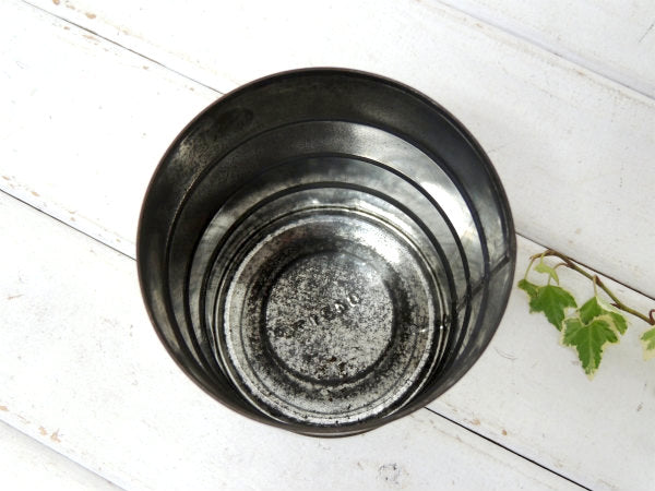 【Butter-Nut Coffee/テキサス】ブリキ製・ビンテージ・コーヒー缶/ガーデニング/容器