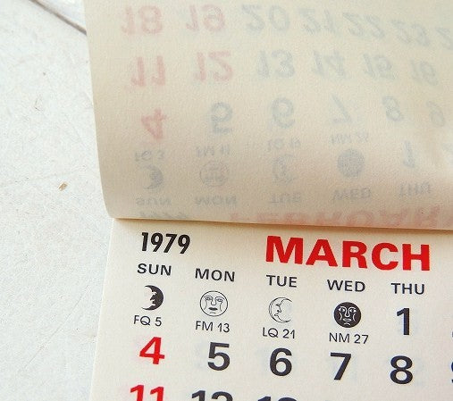 1970年代 Snap-on スナップオン ノベルティ 1978 ビンテージ カレンダー 自動車 VAN USA