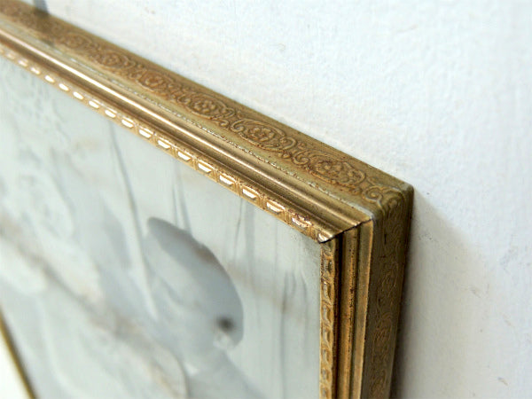 US コカコーラ クリスマス サンタクロース アドバタイジング 写真 フォトフレーム アンティーク 額