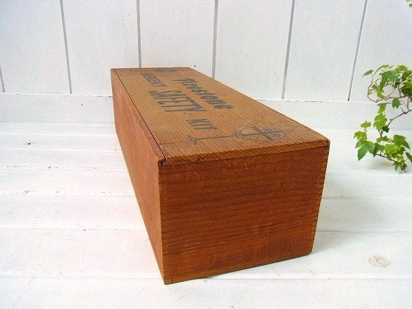 Firestone ファイヤーストーン・アメリカンビンテージ・OLD ウッドボックス 木箱 USA