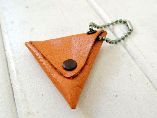 【USA・カリフォルニア・革】デッドストック・ヴィンテージ・アドバタイジング・レザー・コインケース