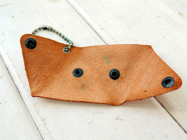 【USA・カリフォルニア・革】デッドストック・ヴィンテージ・アドバタイジング・レザー・コインケース