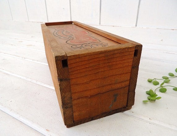 【EARLY TIMES/アーリー・タイムズ】バーボンウィスキー・アンティーク・ウッドボックス/木箱