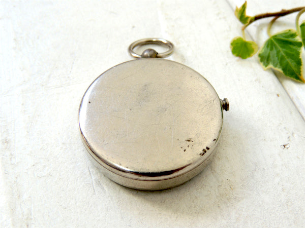 【方位磁石・GERMANY】ドイツ製・アンティーク・コンパス・キーホルダー