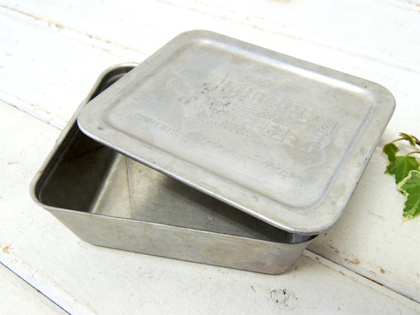 【FRIGIDAIRE】冷蔵庫用のアルミ製・ヴィンテージ・コンテナ/保存容器/レフケース USA