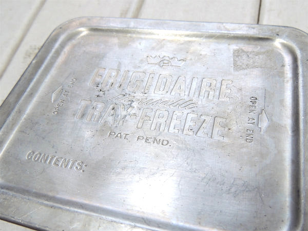【FRIGIDAIRE】冷蔵庫用のアルミ製・ヴィンテージ・コンテナ/保存容器/レフケース USA