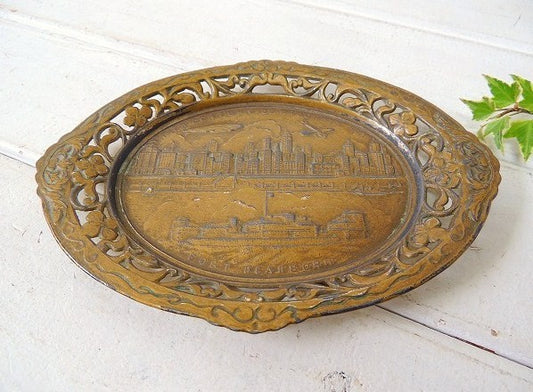 1833y シカゴ世界博覧会/1933yアンティーク・マネートレイ(ポケットチェンジ)