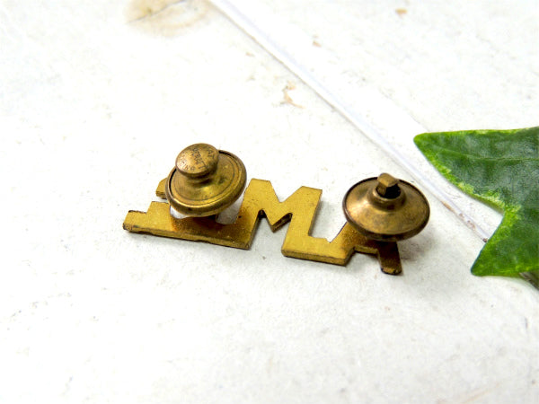 AMC ミリタリー ヴィンテージ・US ARMY・ピンバッジ・ピンズ・アメリカ軍・軍隊ピン・刻印