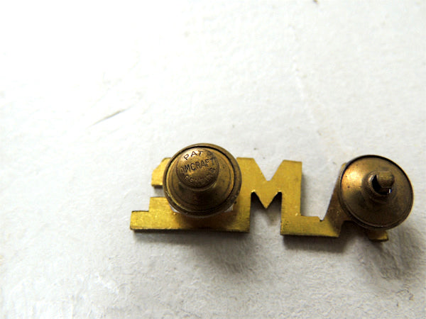 AMC ミリタリー ヴィンテージ・US ARMY・ピンバッジ・ピンズ・アメリカ軍・軍隊ピン・刻印