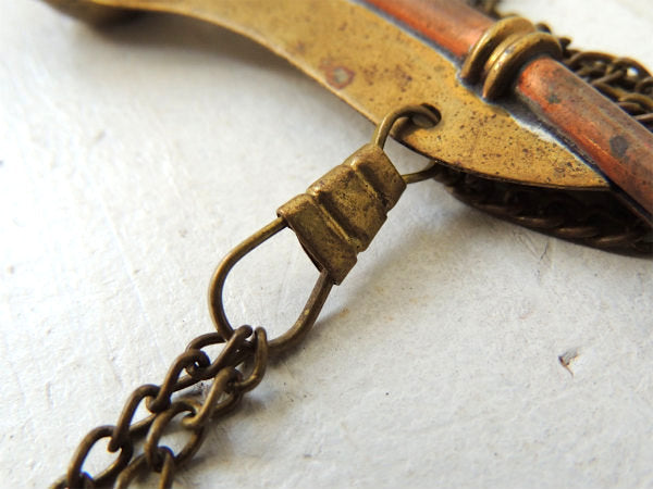 ホイッスル 海軍 ドイツ軍 ゴールドチェーン付き 海軍信号兵用号笛 イカリマーク ヴィンテージ アクセサリー