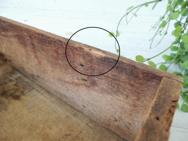 【SANDWICH LOAF CHEESE】4面ロゴ入り・アンティーク・チーズボックス/木箱