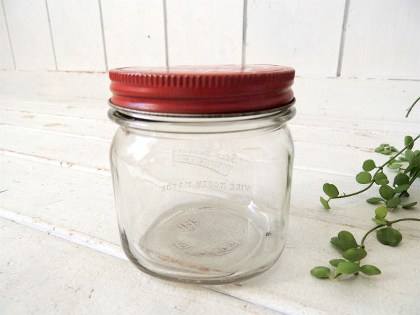 コーヒー 瓶 Fairmont COFFEE Kerr・ヴィンテージ・ガラス　瓶　ガラスジャー