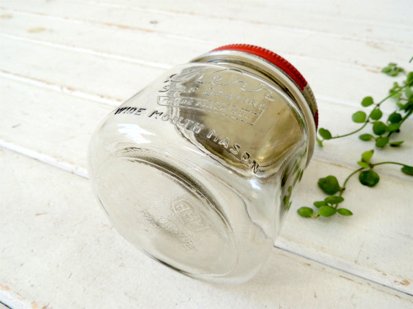 コーヒー 瓶 Fairmont COFFEE Kerr・ヴィンテージ・ガラス　瓶　ガラスジャー