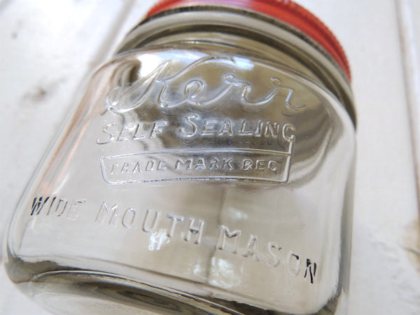 コーヒー 瓶 Fairmont COFFEE Kerr・ヴィンテージ・ガラス　瓶　ガラスジャー