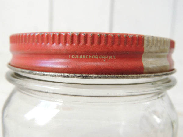 コーヒー 瓶 Fairmont COFFEE Kerr・ヴィンテージ・ガラス　瓶　ガラスジャー